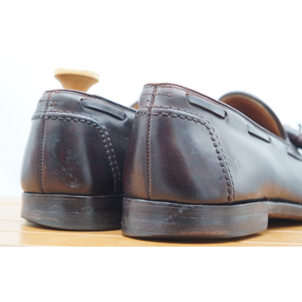 Alden Brooks Brothers 772 Color 8 Shell Cordovan Tassel Loafers Shoes Men’s 12 D - Picture 8 of 13